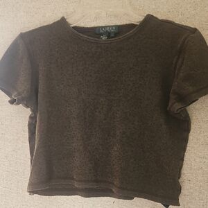 Ralph Lauren Brown Short Sleeve Tee
